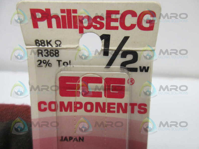 PHILLIPSECG 68K R368 2% 1/2W RESISTORS (PK OF 6)  NSMP