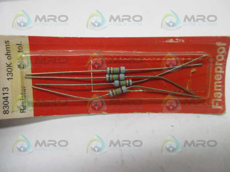 RCA 830413 RESISTOR 130K OHMS 1/2W (PK OF 4)  NSMP