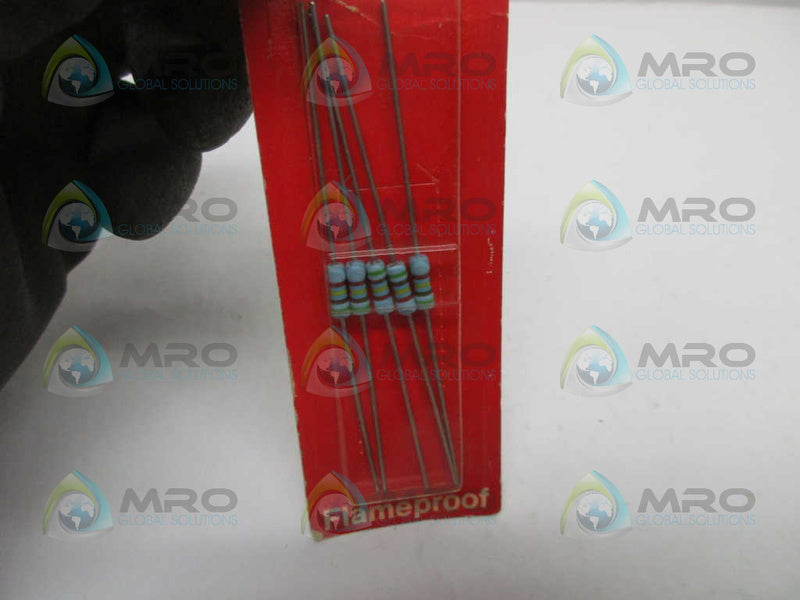 RCA 830451 RESISTOR 510K OHMS 1/2W (PK OF 5)  NSMP