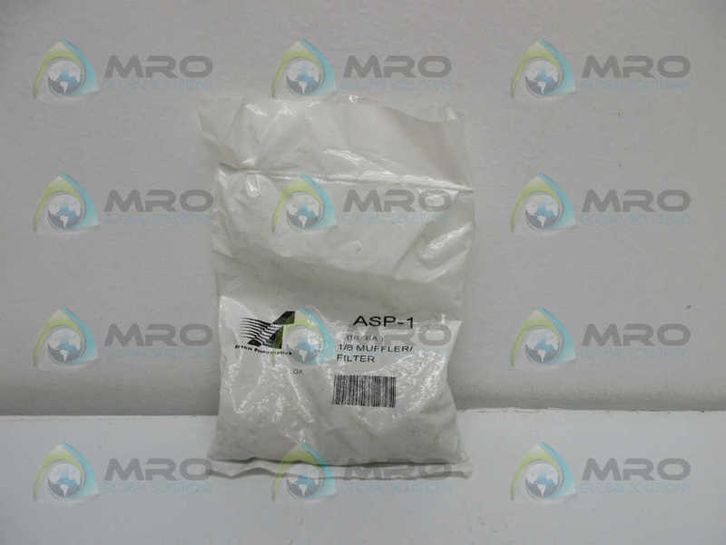 ARROW ASP-1 EXHAUST MUFFLER 1/8" (PK OF 10) * NEW IN FACTORY BAG *