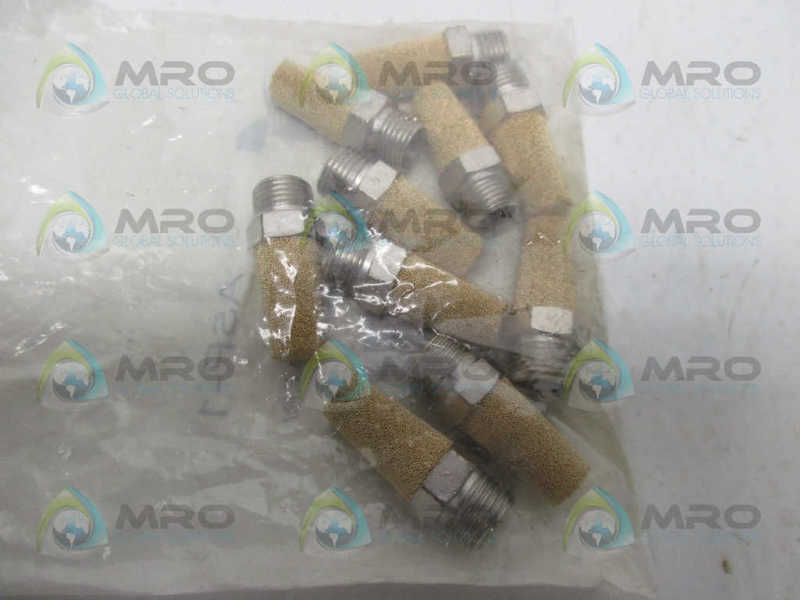 ARROW ASP-1 EXHAUST MUFFLER 1/8" (PK OF 10) * NEW IN FACTORY BAG *