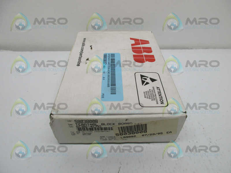 ABB 58038008 TERMINAL BLOCK BOARD SC86-4CMO  NSFS