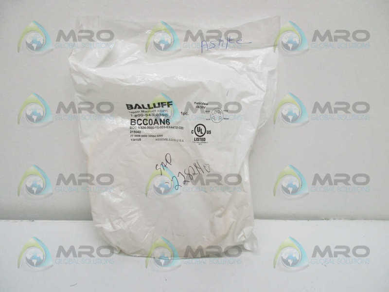 BALLUFF BCC0AN6 CONNECTIVITY CABLE * NEW IN FACTORY BAG *