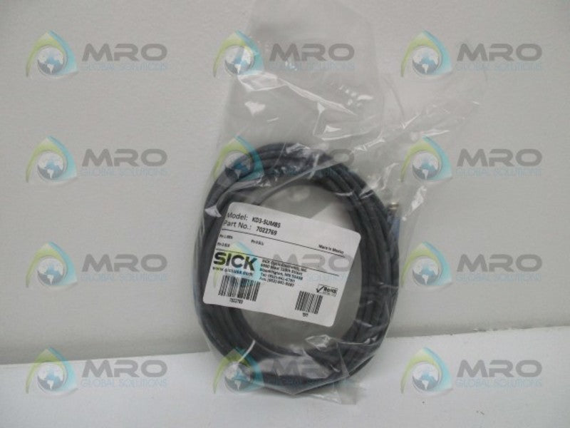SICK KD3-SUM85 MOLDED CABLE CORDSET  NSMP