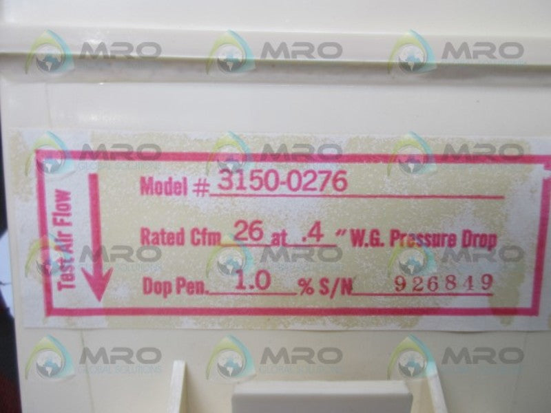 HEPA 3150-0276 DISK DRIVE FILTER  NSMP
