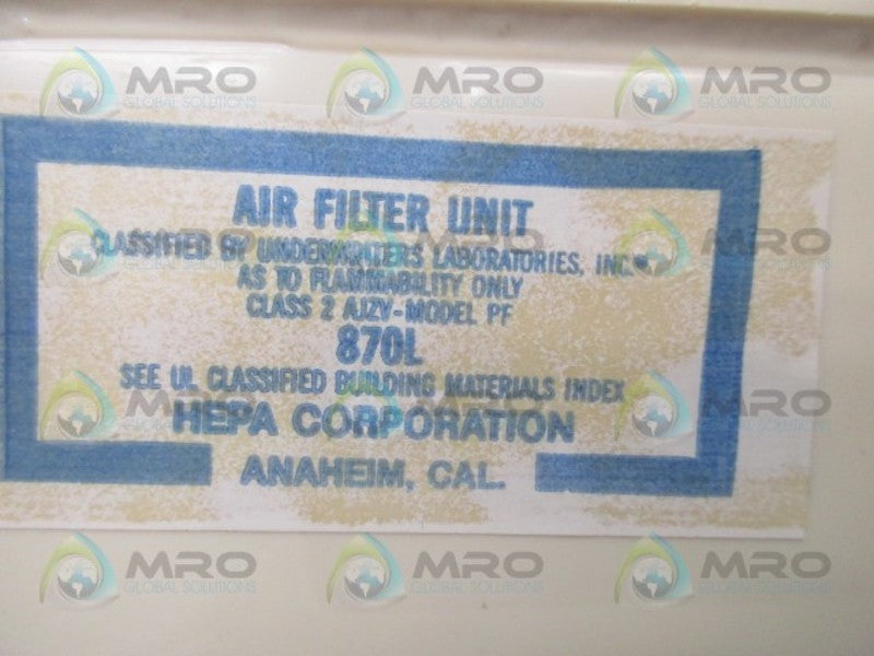 HEPA 3150-0276 DISK DRIVE FILTER  NSMP