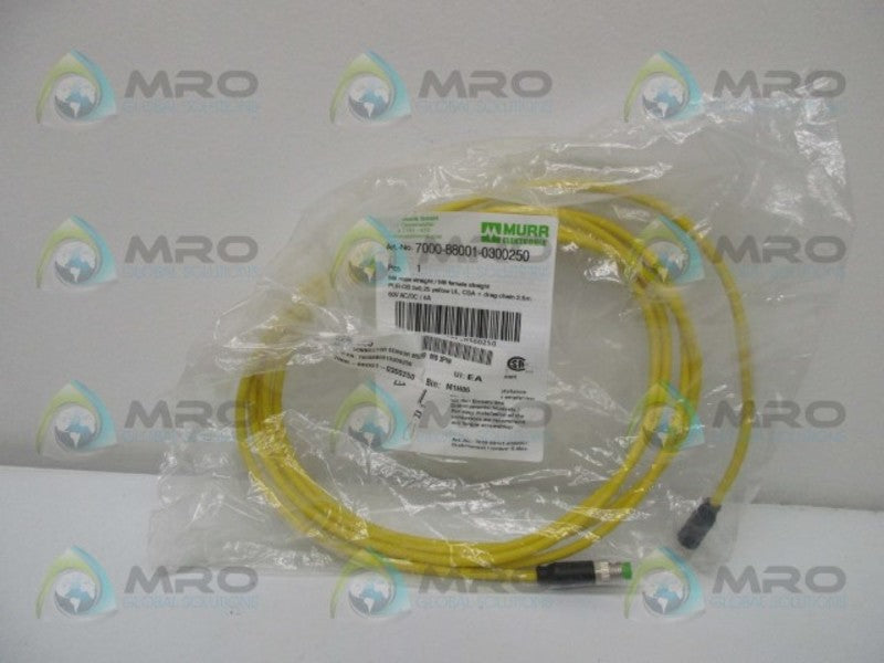 MURR ELEKTRONIK 7000-88001-03002 M8 MALE STRAIGHT  NSMP