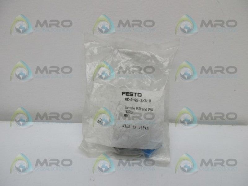 FESTO HE-2-QS-3/8-U SHUT OFF VALVE  NSMP