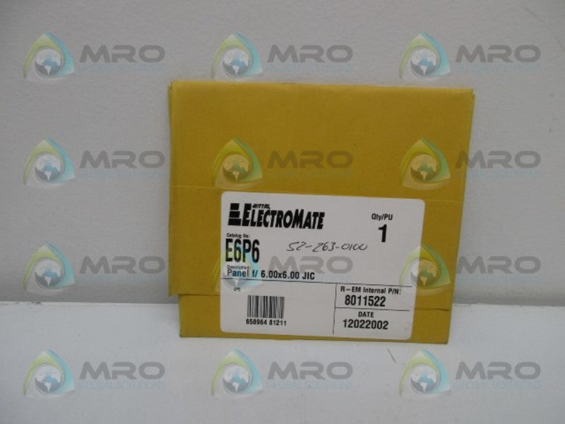 ELECTROMATE E6P6 PANEL  NSFS