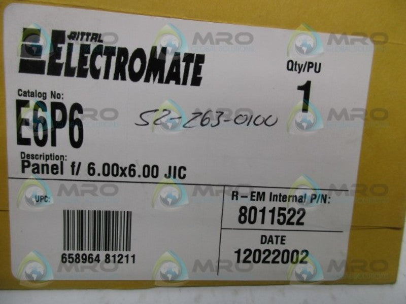 ELECTROMATE E6P6 PANEL  NSFS