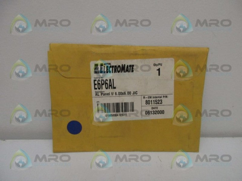 ELECTROMATE E6P6AL PANEL  NSFS