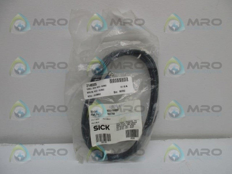 SICK KD3-SUM82 MOLDED CABLE CORDSET * NEW IN FACTORY BAG *