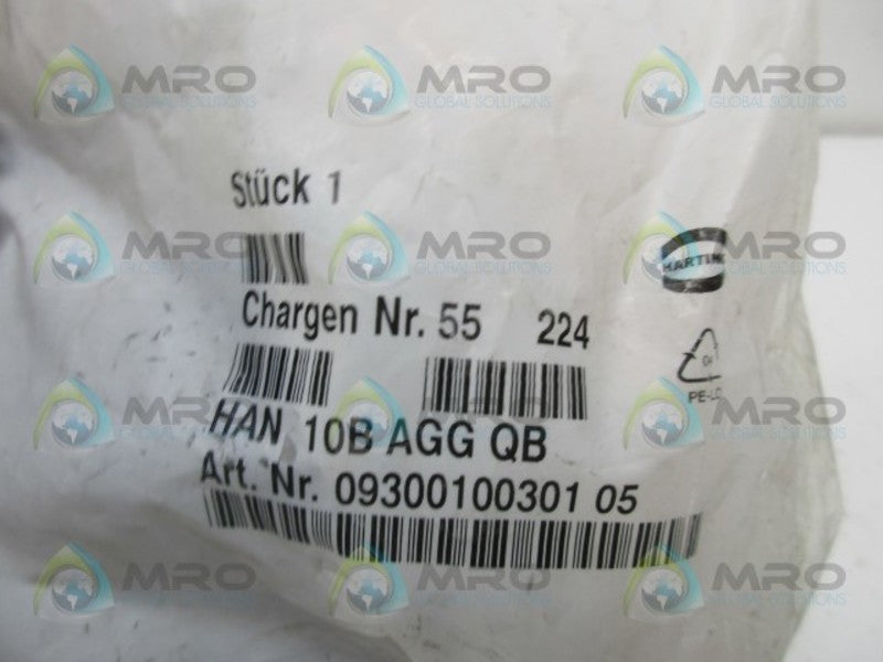 HARTING HAN-10B-AGG-QB MOUNTING CASE  NSMP