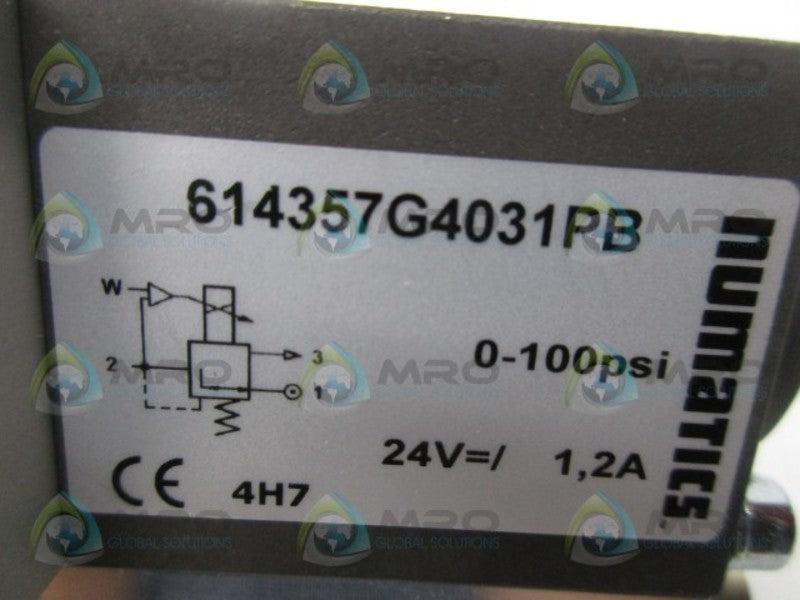 NUMATICS 614357G4031PB NSNP