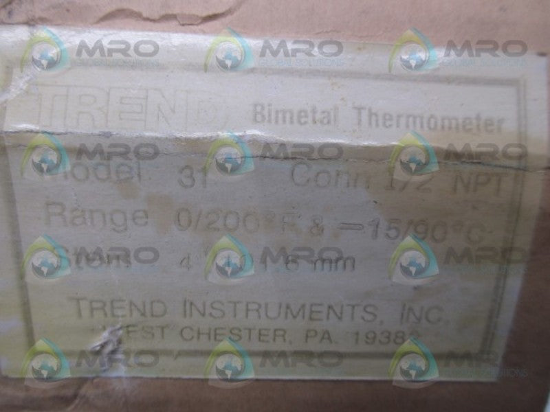 BI-MEATAL MODEL 31 THERMOMETER  NSMP