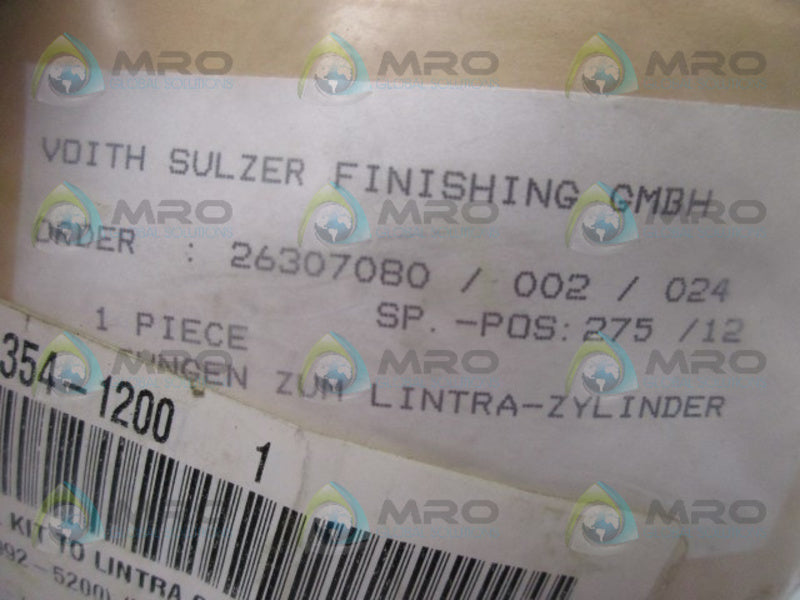 INDUSTRIAL MRO 54-092-5200 SEAL KIT * NEW IN BAG *