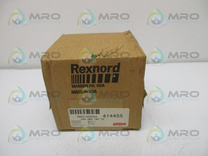 REXNORD CMA-DBZ-163-TD COUPLING CENTER MEMBER  NSFS