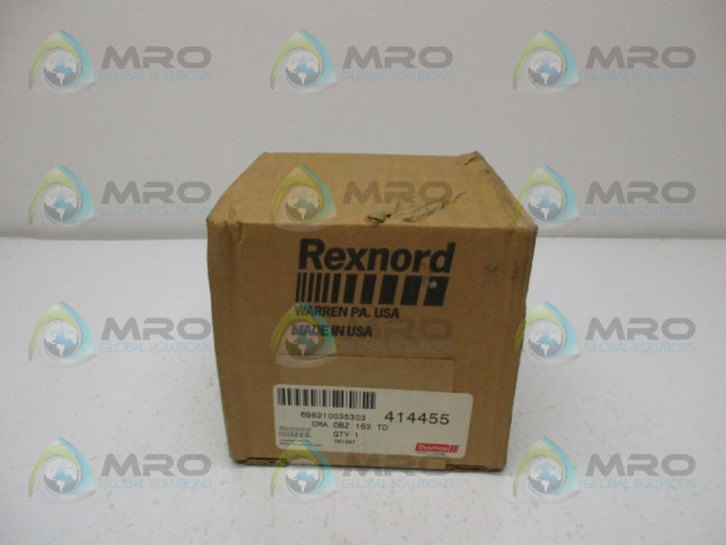 REXNORD CMA-DBZ-163-TD COUPLING CENTER MEMBER  NSFS