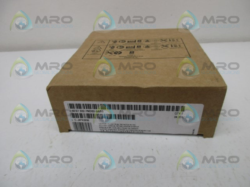 SIEMENS 6ES7332-7ND02-0AB0 * FACTORY SEALED *