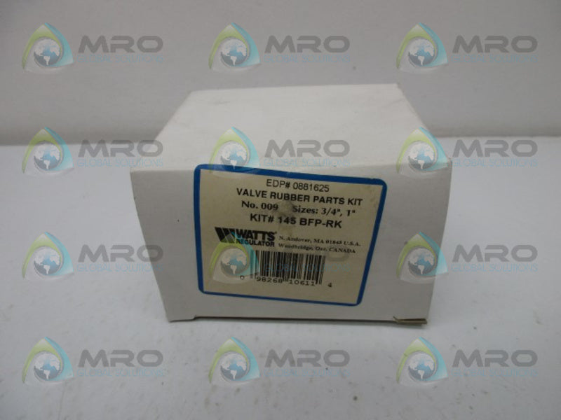 WATTS 0881625 VALVE RUBBER PART KIT  NSMP