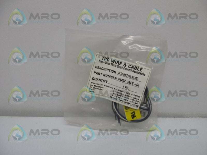 TREXONICS 64402 CABLE 4POLE DC METAL MICRO PANEL MT  NSMP