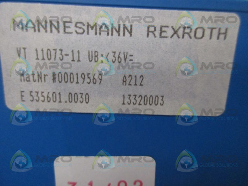 REXROTH VT11073-11 AMPLIFIER CARD  NSMP