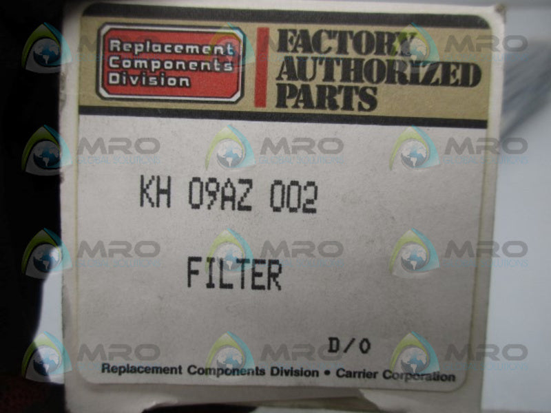 CARRIER PARTS KH09AZ002 FILTER  NSMP