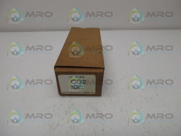 AAA PRODUCTS C02 GENERAL PURPOSE VALVE  NSMP