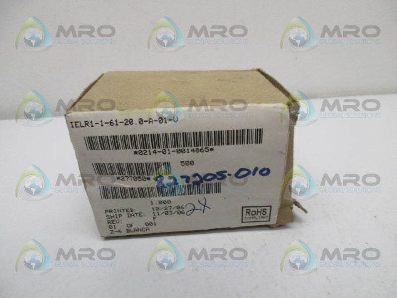 AIRPAX IELR1-1-61-20.0-A-01-V CIRCUIT BREAKER  NSMP