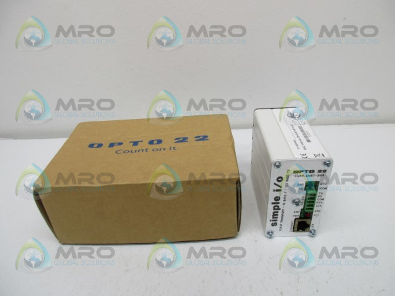 OPTO 22 SNAP-ENET-S64 SIMPLE I/O ETHERNET MODULE * NEW IN BOX *