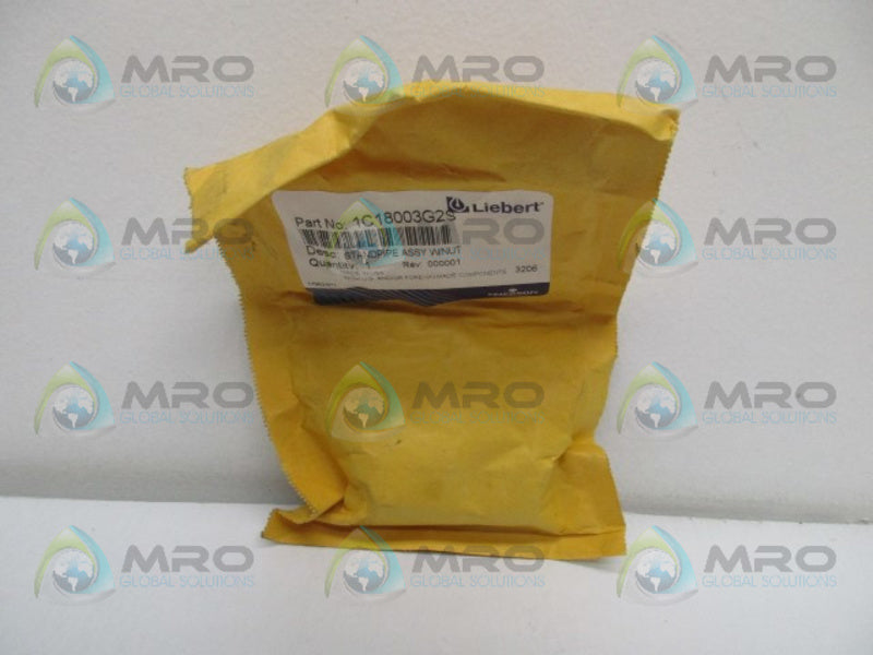 EMERSON 1C18003G2S STANDPIPE ASSY W/ NUT * NEW IN FACTORY PACKAGE *
