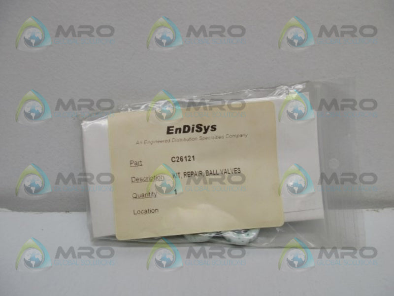 ENDISYS C26121 BALL VALVE REPAIR KIT  NSNP IN BAG