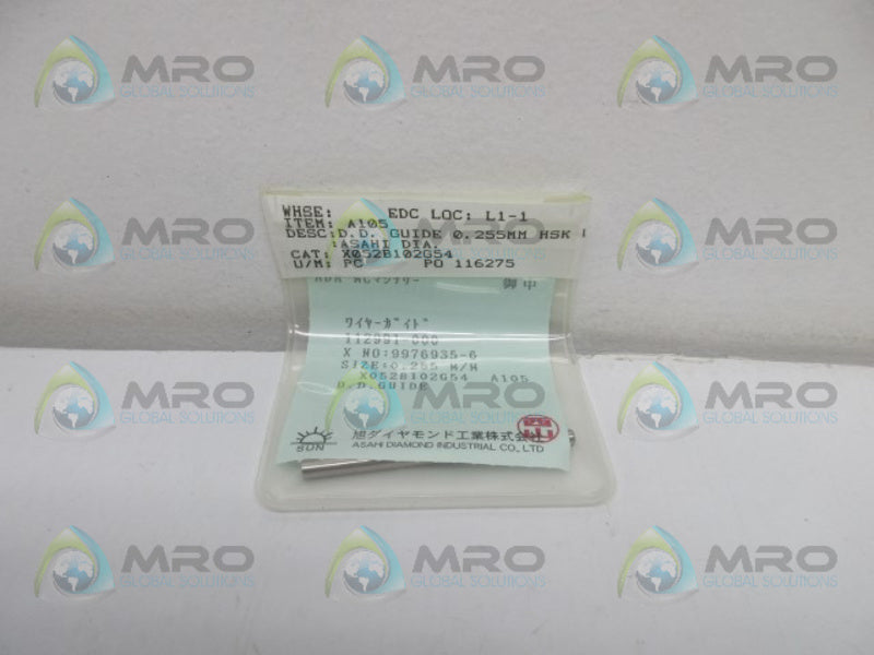 ASAHI DIANMOND X052B102G54 0.255MM  NSMP