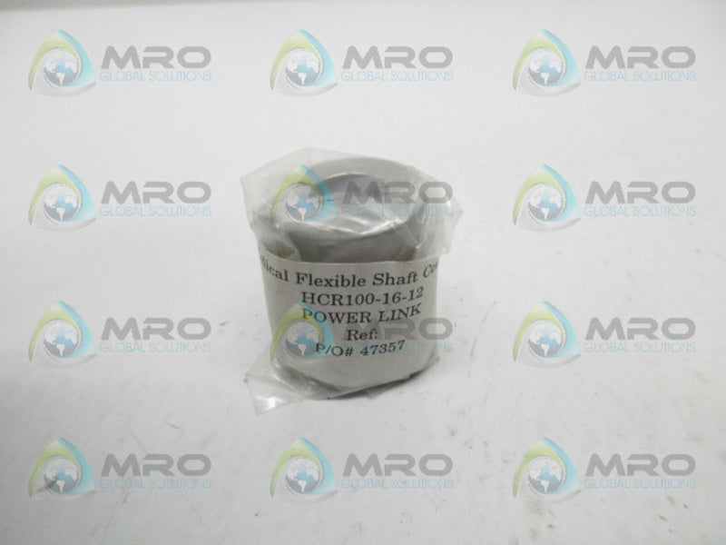HELICAL HCR100-16-12 FLEXIBLE SHAFT COUPLING  NSNP