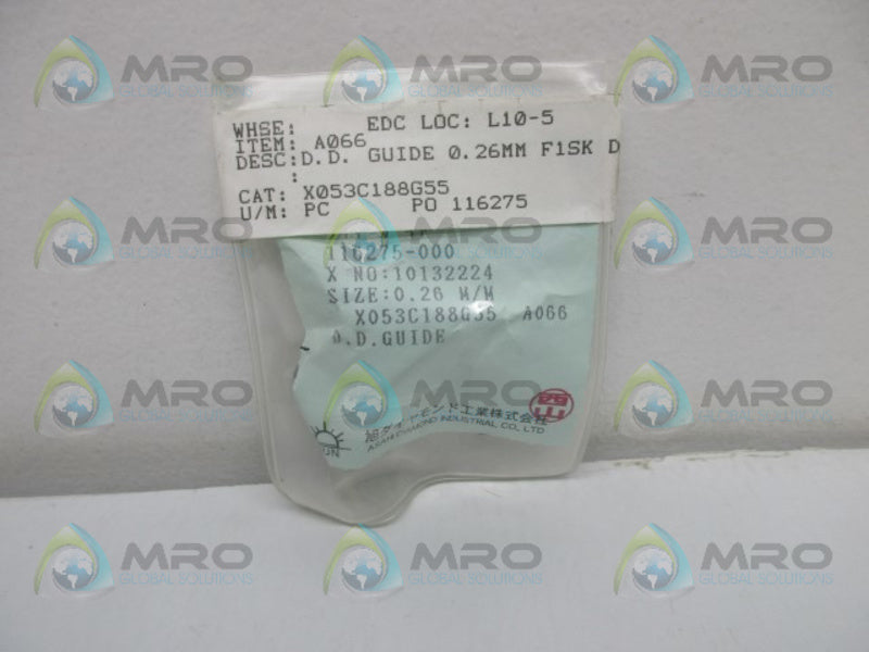 ASAHI DIANMOND X053C188G55  0.26MM  NSMP