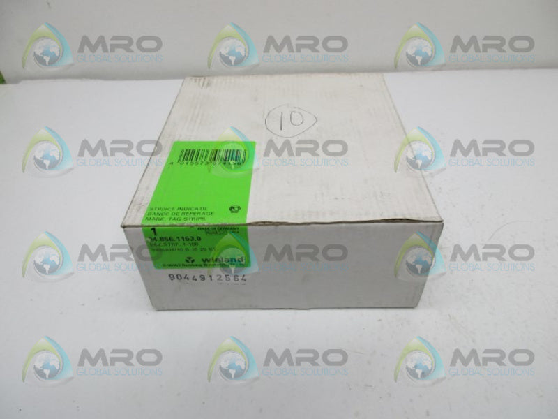 WIELAND 04.846-0953.0 MARKING TAG STRIPS (IN BOX)  NSMP