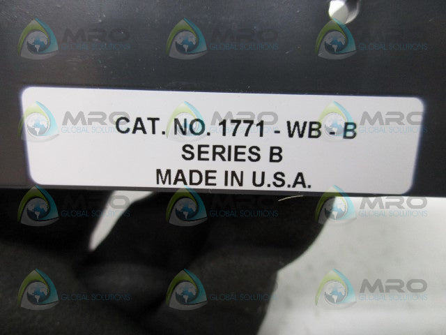 ALLEN BRADLEY 1771-WB SER. B TERMINAL WIRING ARM * NEW IN BOX *