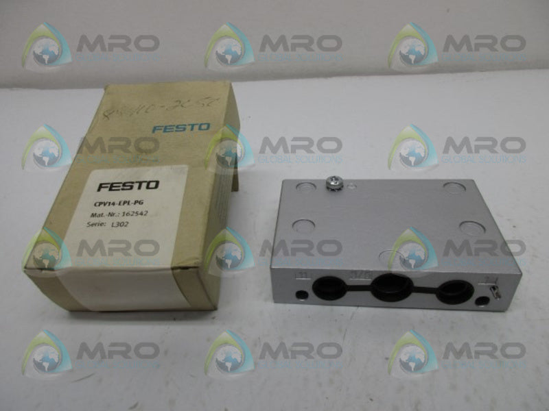 FESTO CPV14-EPL-PG END PLATE  NSMP