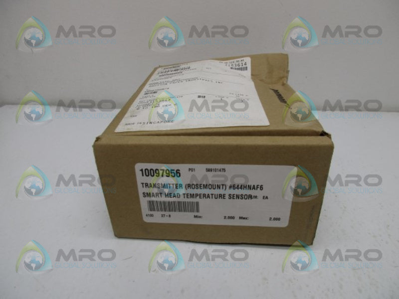 ROSEMOUNT 644GANAF6 TEMPERATURE TRANSMITTER  NSMP