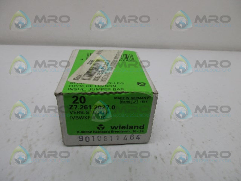 WIELAND Z7.261.2027.0 INSULATED CONNECTION COMB (BOX OF 20)  NSMP