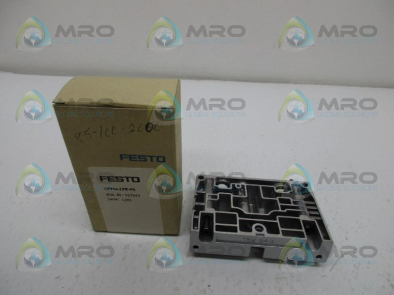 FESTO CPV14-EPR-PG END PLATE  NSMP