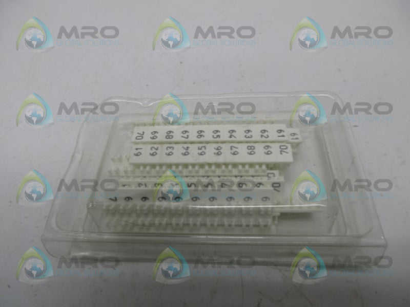 WIELAND 04-846-0753.0 9705A/6/10 B 61-70 (PKG OF 25)  NSMP