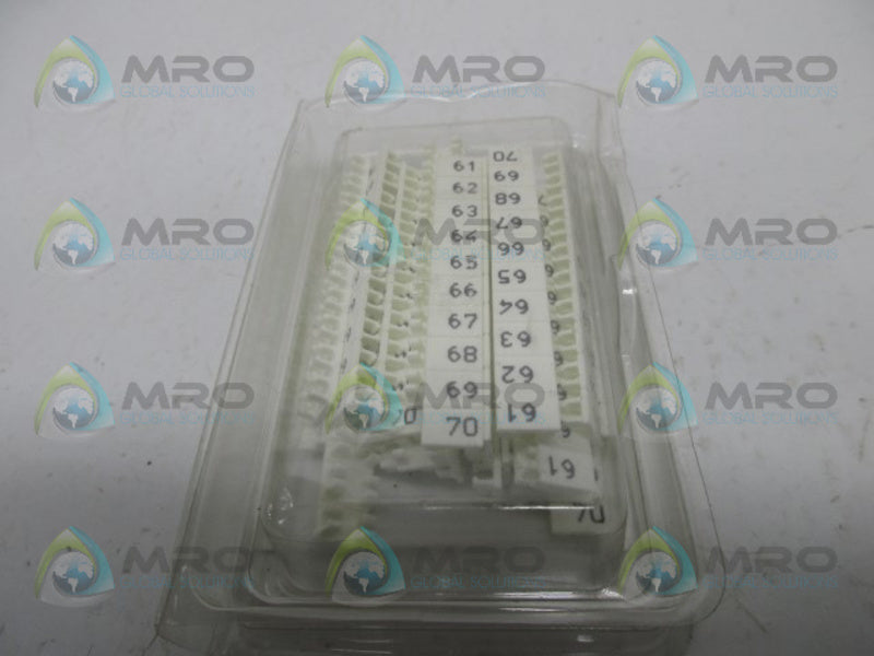 WIELAND 04-846-0753.0 9705A/6/10 B 61-70 (PKG OF 25)  NSMP