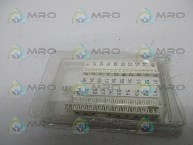 WIELAND 04.846.0653.0 9705A/6/10 B 51-60 (PKG OF 25)  NSNP IN ORIGINAL PACAKGE