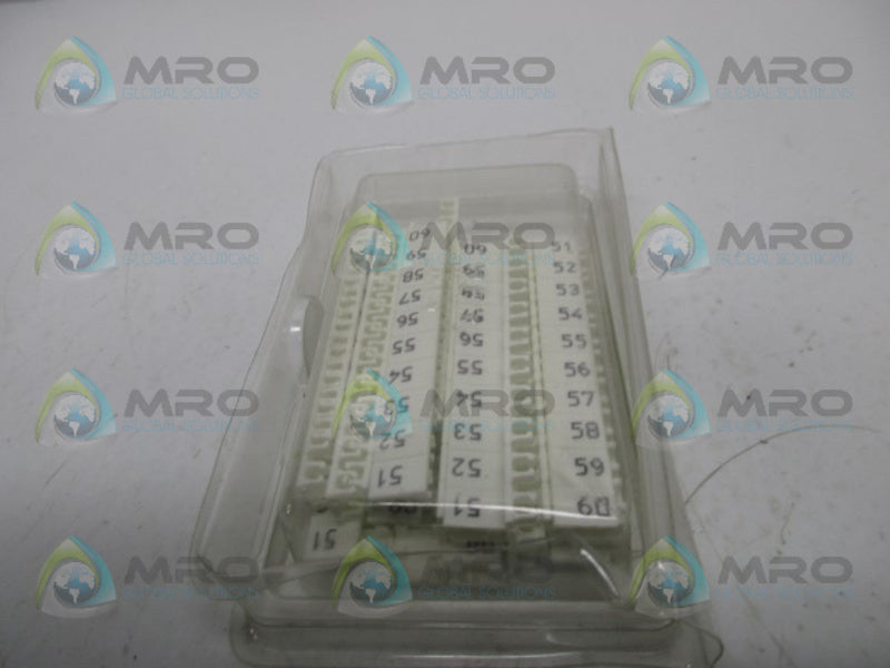 WIELAND 04.846.0653.0 9705A/6/10 B 51-60 (PKG OF 25)  NSNP IN ORIGINAL PACAKGE