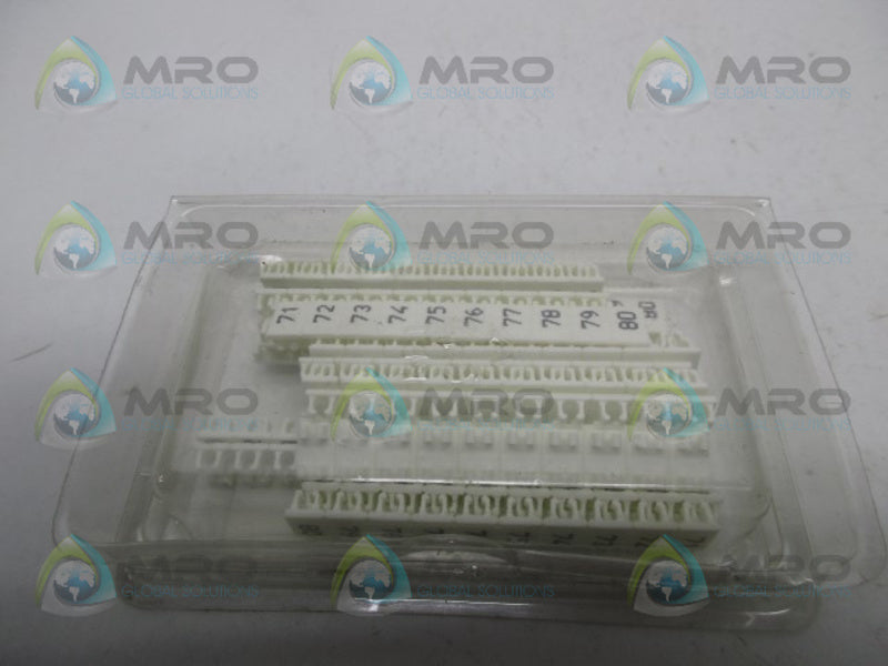 WIELAND 04.846.0853.0 9705A/6/10 B 71-80 (PKG OF 25)  NSMP