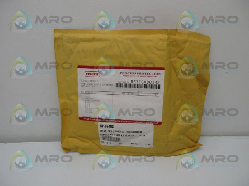 FISHERS R63EGX00142 VALVE KIT * FACTORY SEALED *