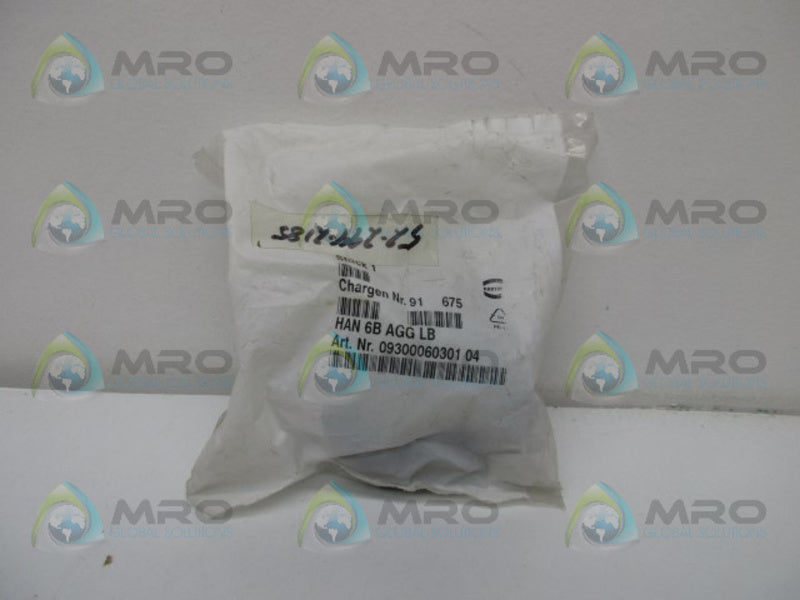 HARTING HAN6BAGGLB PANEL MOUNT HOUSING  NSMP