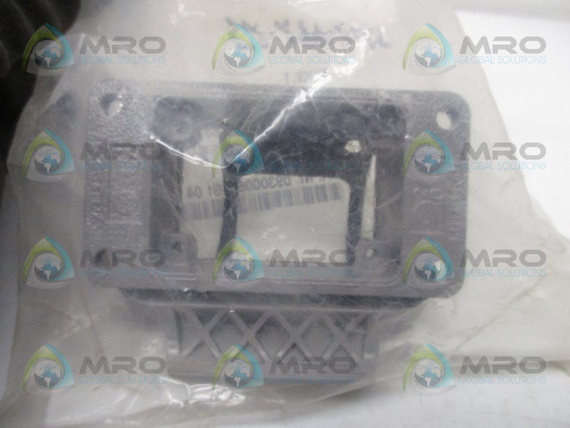 HARTING HAN6BAGGLB PANEL MOUNT HOUSING  NSMP