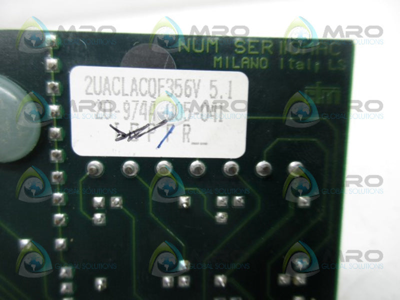 NUM 2UACLACQF356V PC ACQ CARD 2.5KHZ  NSNP
